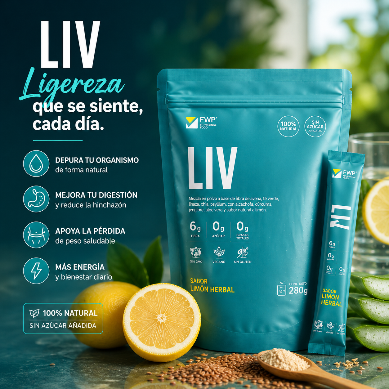 LIV TU DETOX NATURAL(Despídete de la Hinchazón y Siéntete Más Ligera Cada Día)