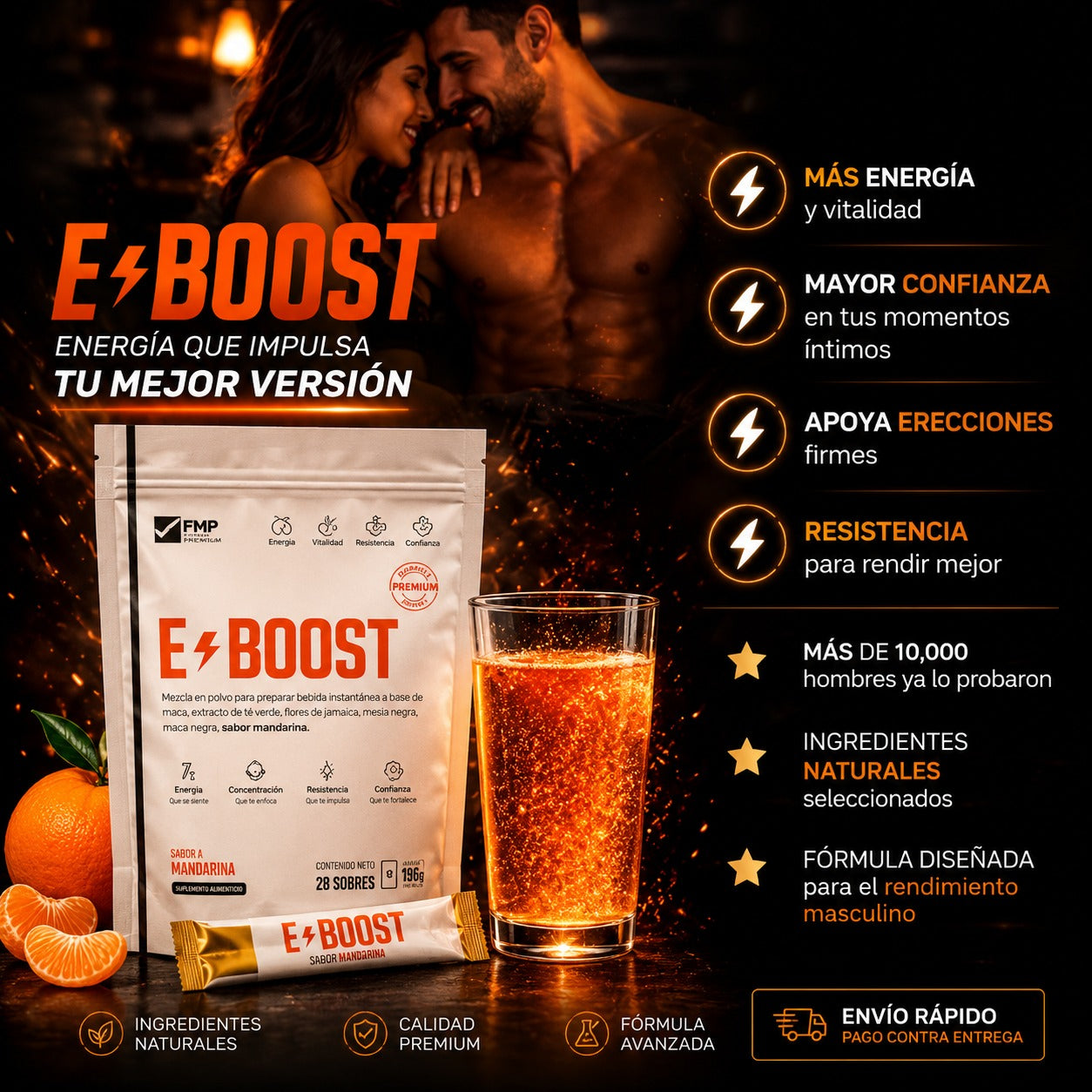 EBOOST- POTENCIA VITAL  "Siente la diferencia desde el primer sorbo "